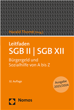 Cover des Buches 'Leitfaden SGB II | SGB XII' aus dem Nomos Verlag