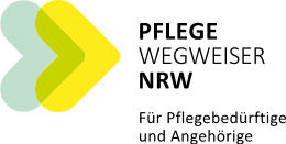 Logo des Webportals 'Pflegewegweiser NRW' des Kompetenz-Netzes Angehörigenunterstützung und Pflegeberatung