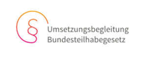 Logo des Portals 'Umsetzungsbegleitung Bundesteilhabegesetz' des BMAS und des Deutschen Vereins für private und öffentliche Fürsorge e. V.