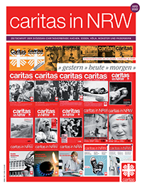 Cover Sonderausgabe 50 Jahre Caritas in NRW gestern, heute, morgen