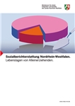 Cover der Studie zur Lebenslage von Alleinerziehenden in NRW des Ministeriums für Arbeit, Integration und Soziales