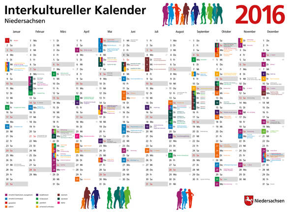 Interkultureller Kalender interreligiöser kalender 2021 niedersachsen