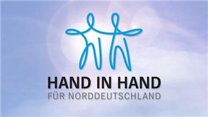 logo hand in hand für norddeutschland