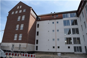 Nordhorn Pflegezentrum Mai 1 Baufortschritt Nordhorn Pflegezentrum Mai 2018