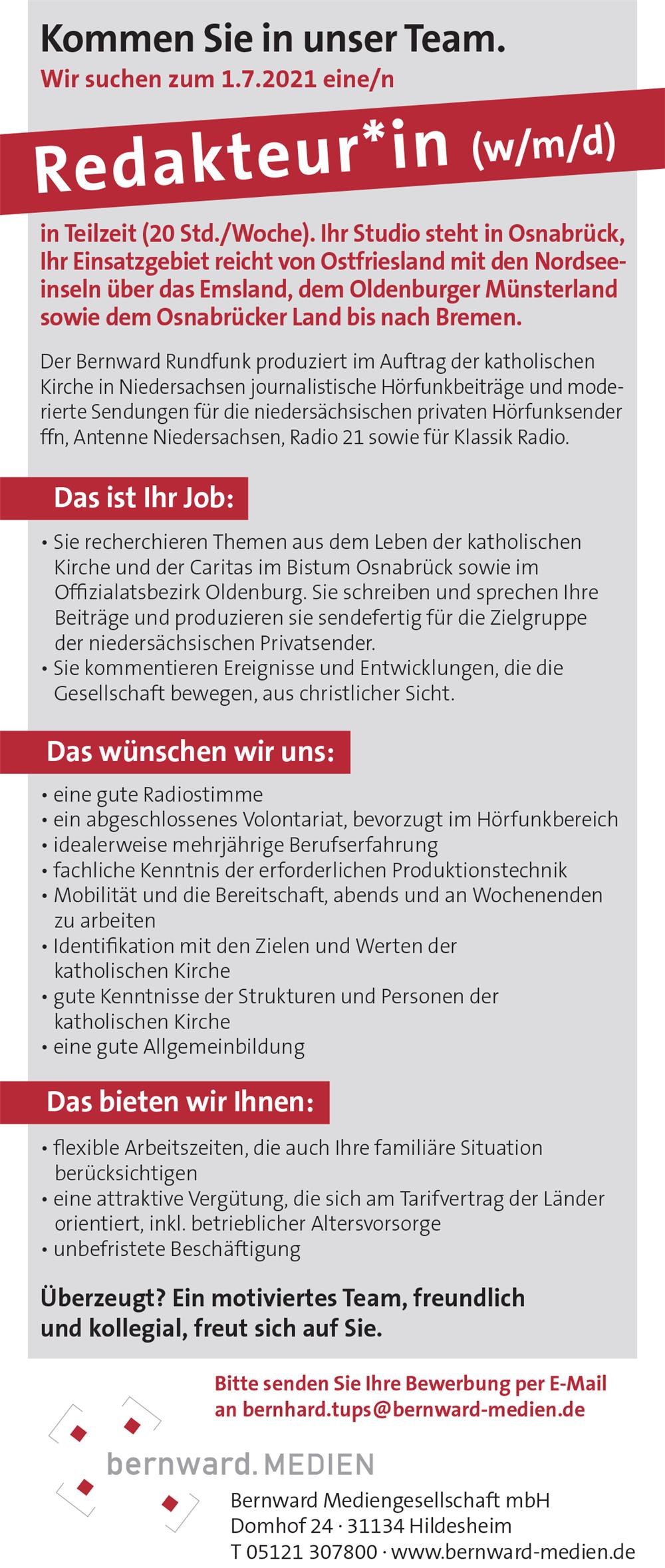 Stelle Bernward Medien