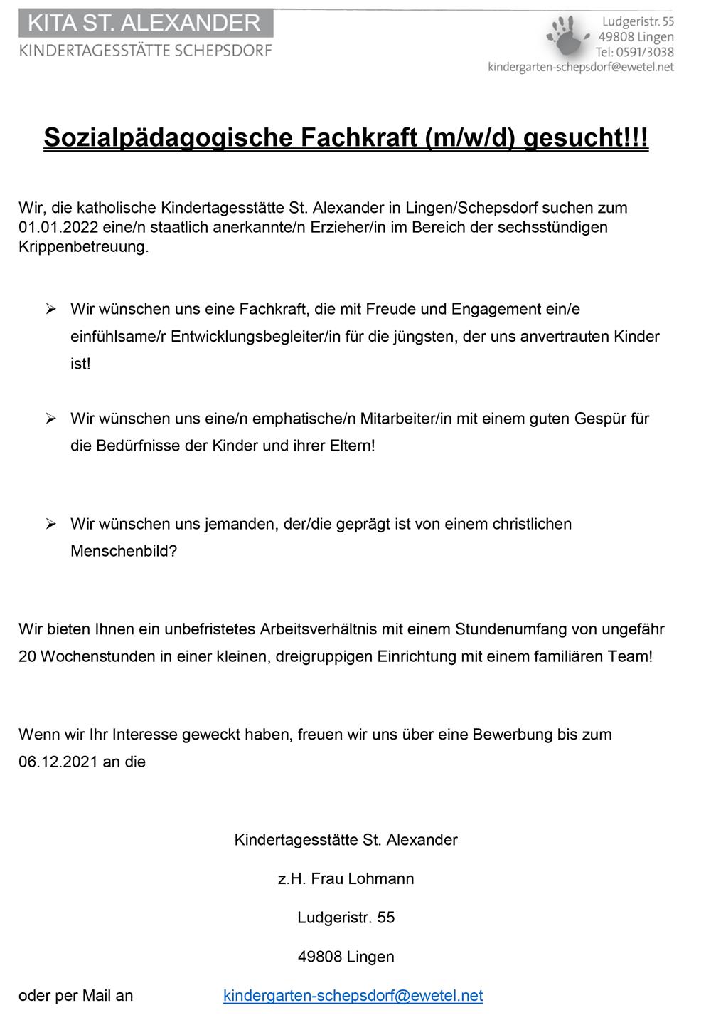 Stelle KG Schepsdorf