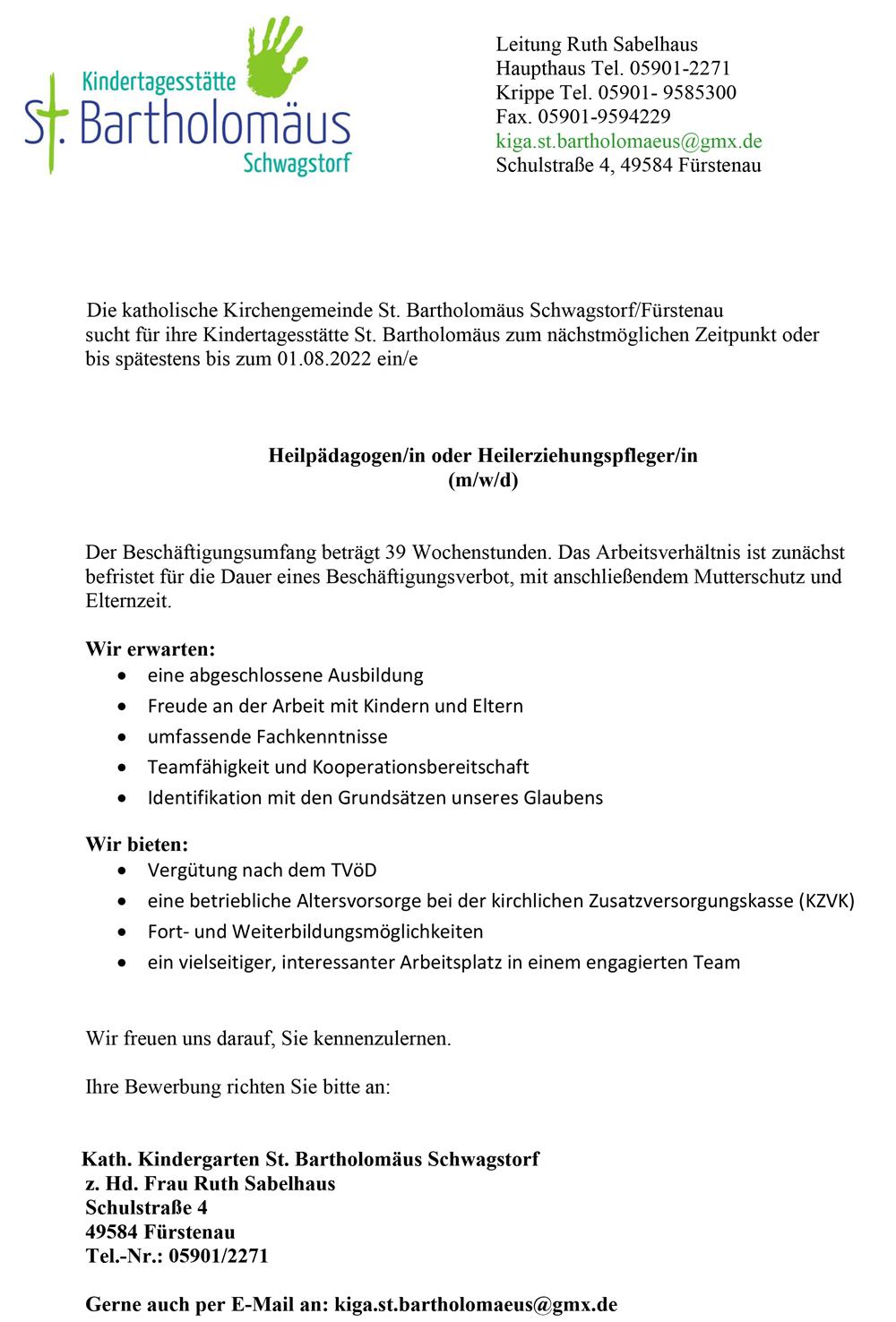 Stelle KG Schwagsdorf