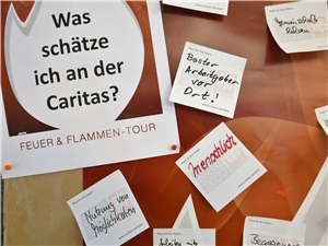 Wertschätzung und Partizipation: Was macht Caritas zu einem attraktiven Arbeitgeber? „Feuer-und-Flammen-Tour“ des Deutschen Caritasverbandes macht Station in Paderborn 