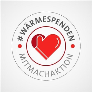 Logo: Das Logo der Mitmachaktion #wärmespenden