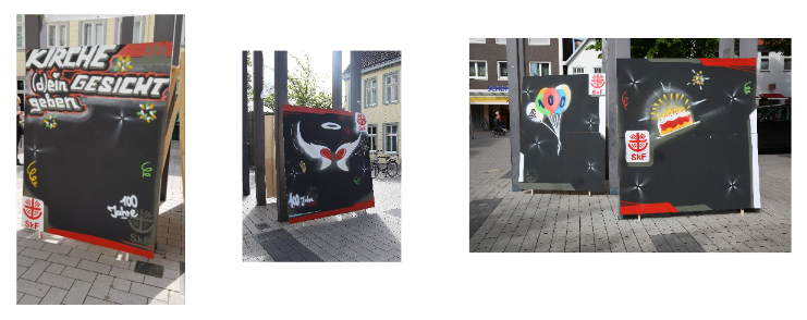 Graffiti-Aktion SkF Lippstadt