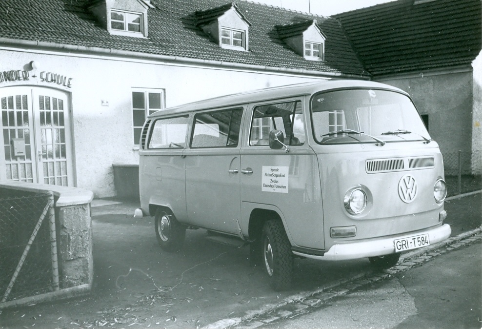 Ein alter VW Bus