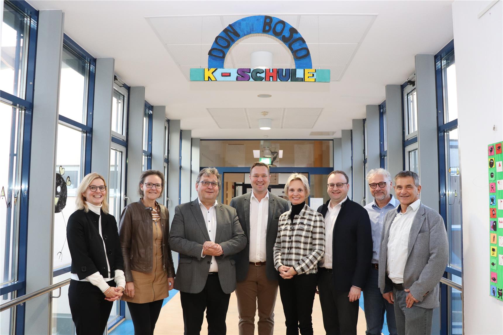 Bezirksräte Heisl, Wagner-Sommer und MdL-Kandidat Stefan Meyer in den Caritas-Förderzentren St. Severin, Don Bosco
