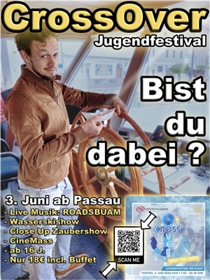 Crossover Jugendfestival am Schiff - Plakat