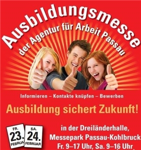Ausbildungsmesse 2018 Plakat zur Ausbildungsmesse Passau 2018