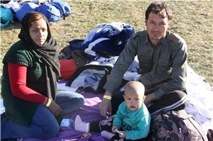Flüchtlingsbild Wegscheid 2015 Flüchtlingsbild Wegscheid 2015