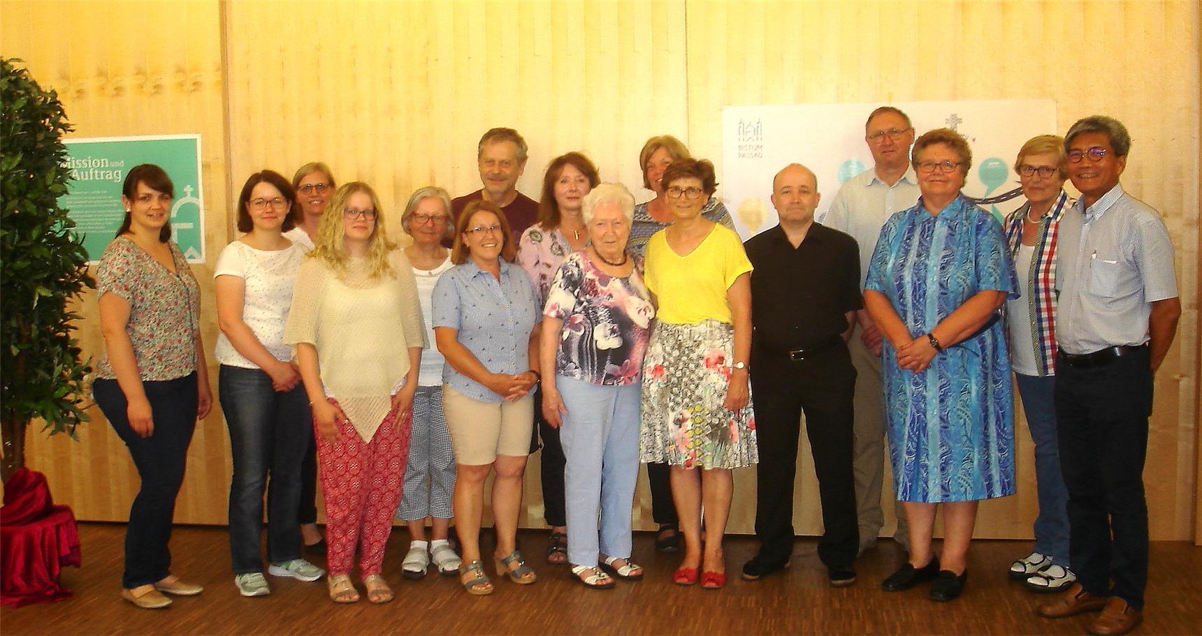 Gruppenbild der Vorstandschaft des  PCV Bad Füssing 2019