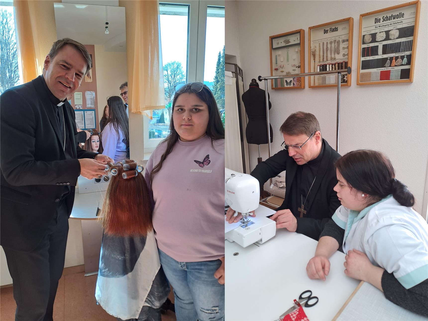 Bischof Oster Besuch BBZ Freyung