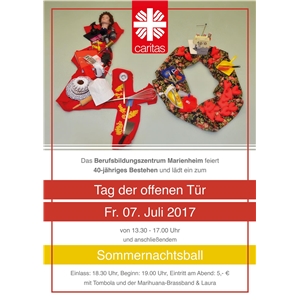 Plakat Jubiläum Marienheim Plakat Jubiläum