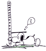 Snoopy Maßband liegend