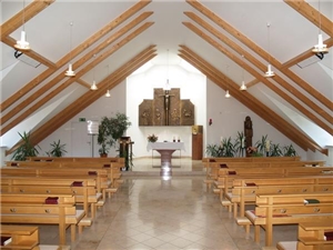 Die Hauskapelle ist geistlicher Mittelpunkt des Hauses
