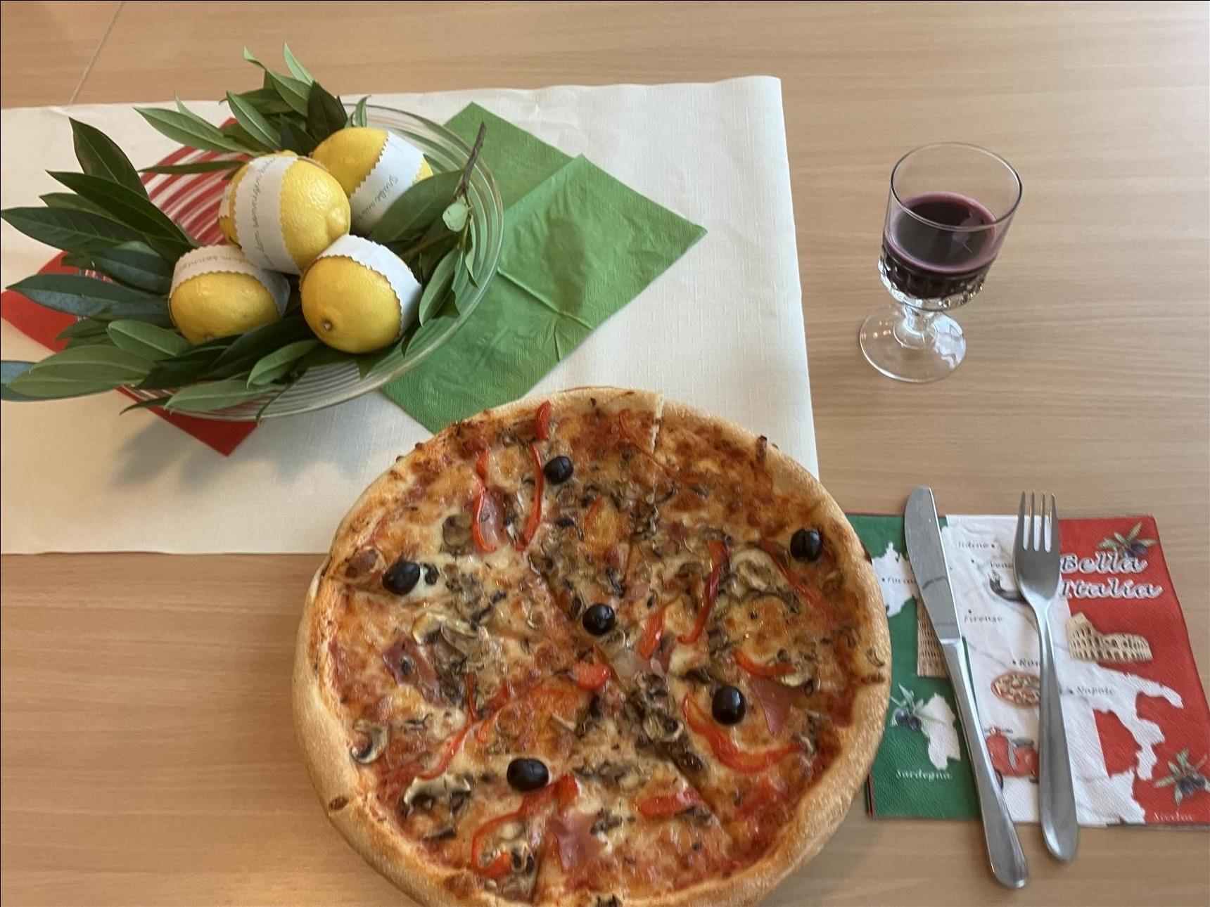 Sünching Pizzaessen