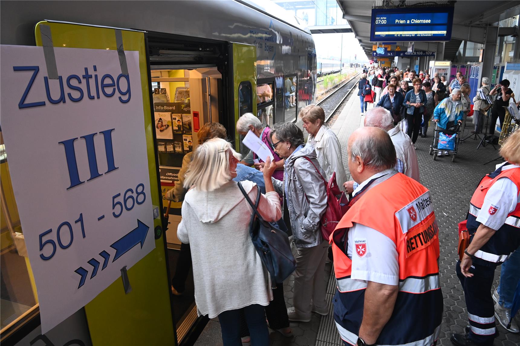 Trubel am Bahngleis