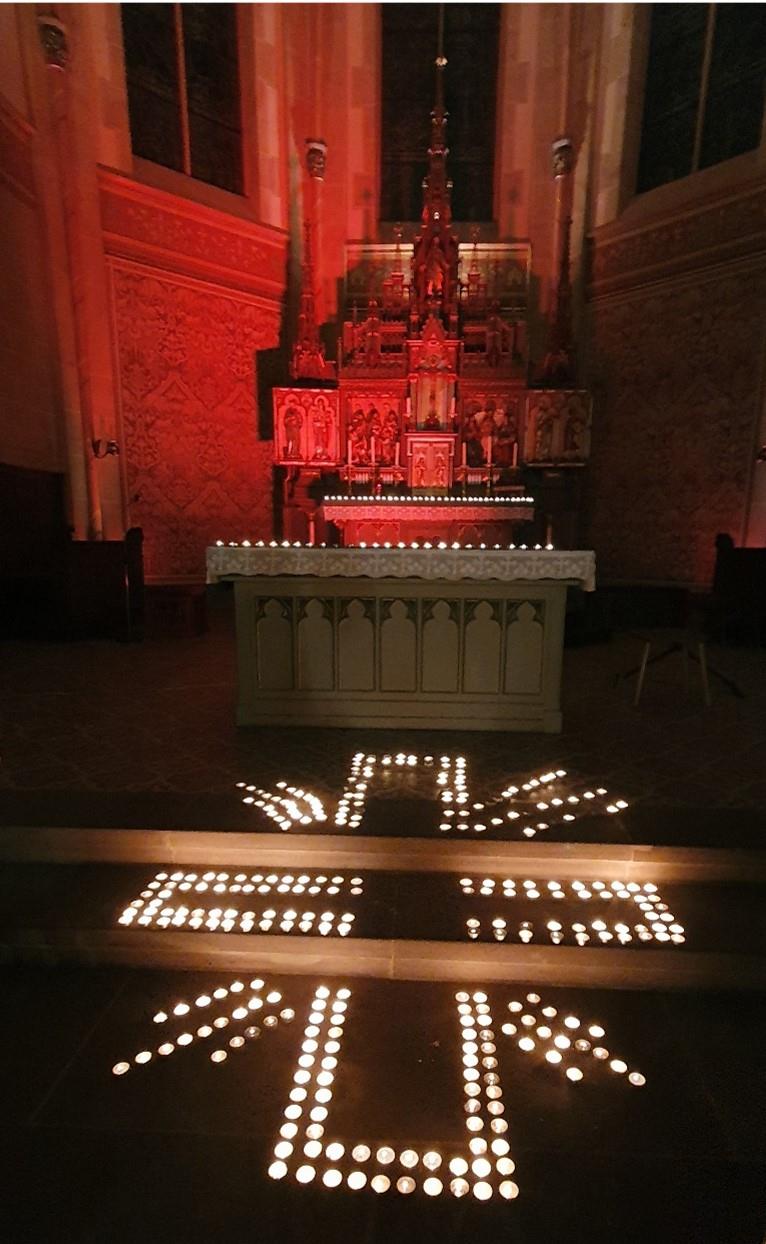 1 Million Sterne Aktion 2023 in der Herz-Jesu-Kirche in Nunkirchen