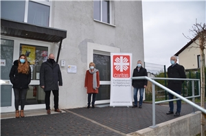 Einweihung Förderschild Einweihung Förderschild