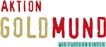 Logo Aktion Goldmund Logo der Aktion Goldmund als Schriftzug