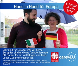 Hand in Hand für Europa_Salvatore und Gisela Hand in Hand für Europa_Salvatore und Gisela