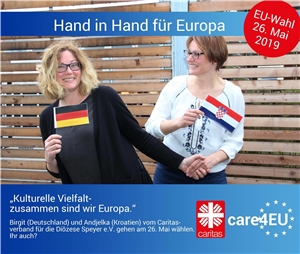 Hand in Hand für Europa_Birgit und Andjelka Hand in Hand für Europa_Birgit und Andjelka