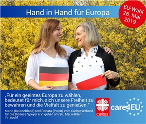 Hand in Hand für Europa_Marie und Renate Hand in Hand für Europa_Marie und Renate