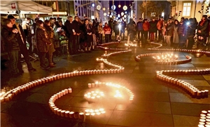 Eine Million Sterne Mit Licht ein Zeichen setzen