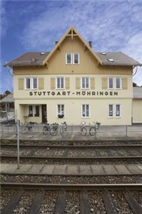 Bahnhof Möhringen Außenansicht Bahnhof Möhringen