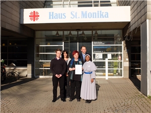 Unterzeichnung Bildungspartnerschaft Haus St. Monika und Jörg-Ratgeb-Schule