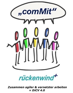 Logo comMit mit rueckenwind