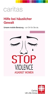 Titel Flyer Häusliche Gewalt Mobile Beratung