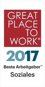 Great Place to Work Logo Great Place to Work Logo mit der Auszeichnung der Caritas Ulm