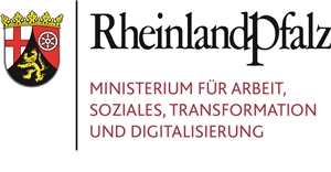 Logo Ministerium für Arbeit, Soziales. Transformation und Digitalisierung RLP