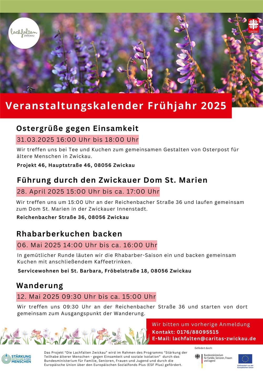 Veranstaltungen 2025 Lachfalten