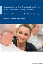 Broschüren-Umschlag Internationale Fachkräfterekrutierung in der deutschen Pflegebranche