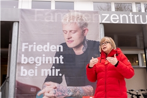 Eröffnung der Caritas-Jahreskampagne "Frieden beginnt bei mir" in Leipzig am 22.1.2024