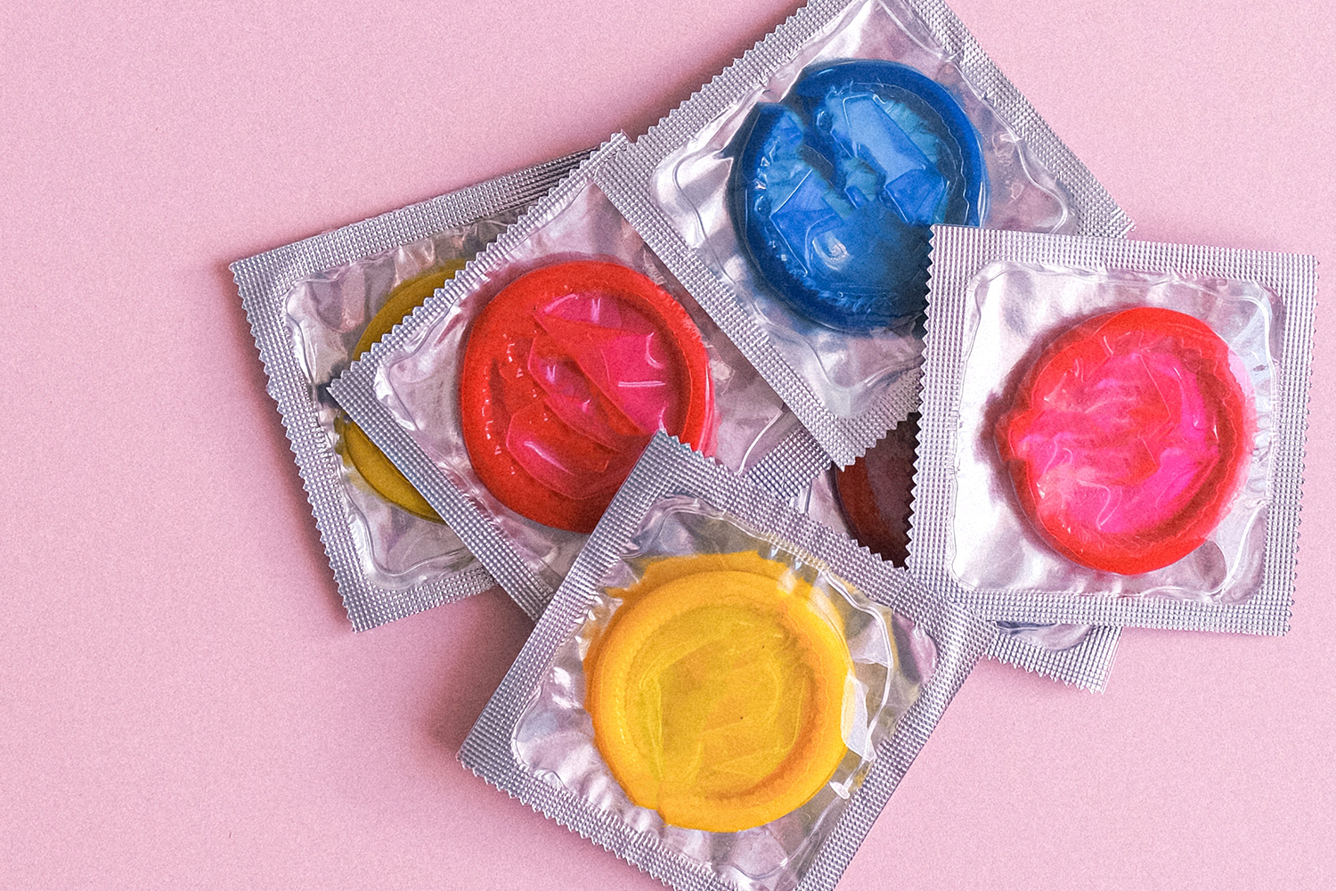 Kondome in verschiedenen Farben