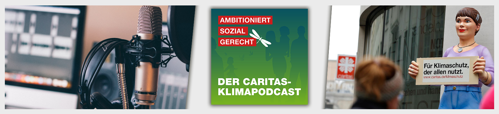 Caritas KLimapodcast Banner