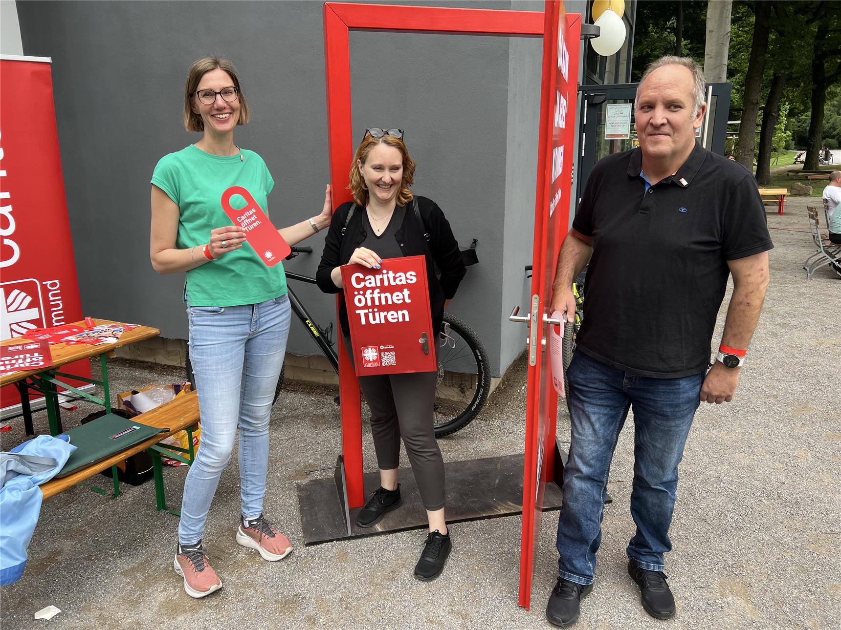 Das Team der Unternehmenskommunikation Vera Bender, Katrin Heyer, Henning Schreiber