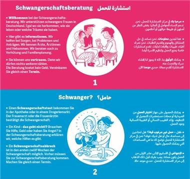 Schwanger in Deutschland - Broschüre Screenshot 1