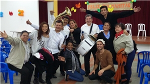 Musikgruppe in Kolumbien