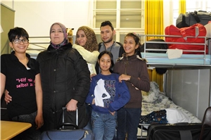 syrische Flüchtlingsfamilie