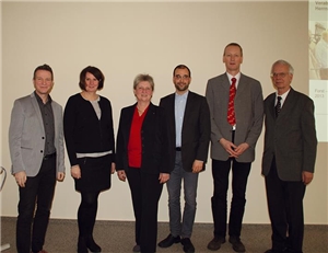 Von links: Markus Adam, Bettina Schwarz, Gisela Hadasch, Andreas Szerement, Robert Schmaler und Heiz Frankenberg.
