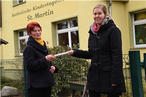 Staffelstabübergabe im kath. Kindergarten in Döbern